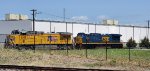 UP 6312 and CSX 7273 on the North side parking track.